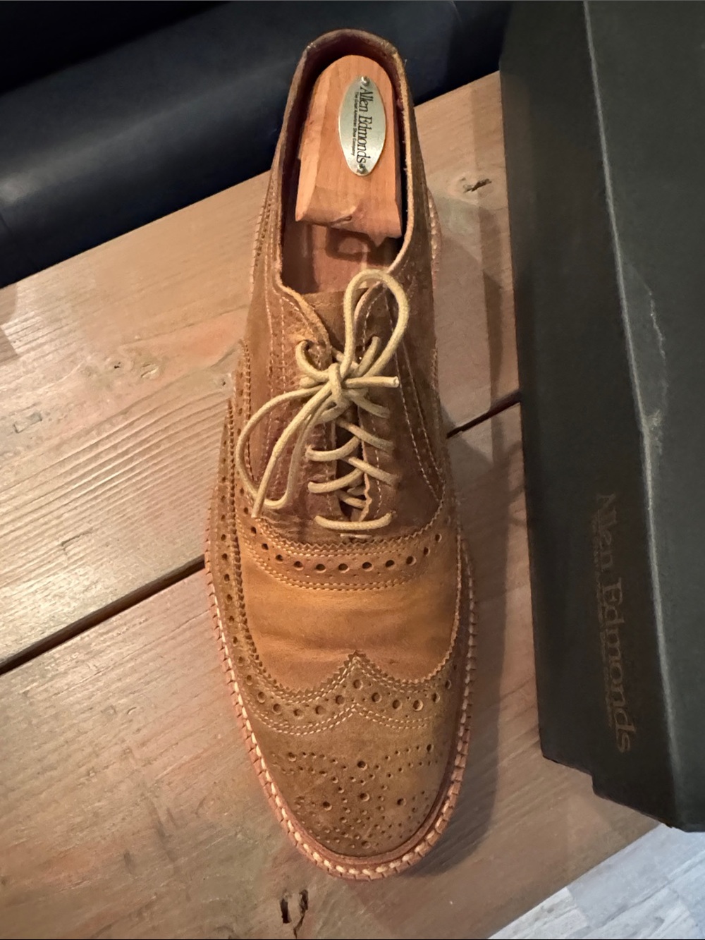 Allen Edmonds Mctavish size 9.5 brown leather - Picture 4 of 8